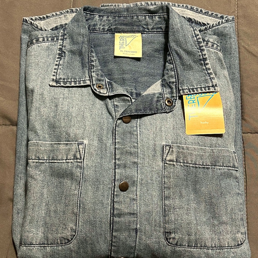 Big Boy Easy Chambray Shirt Husky